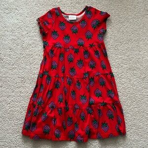 Hanna Andersson Red Ruffle Strawberry Dress